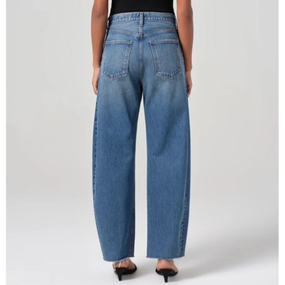 Agolde Luna high rise barrel pieced taper jeans - Picture 2 of 11